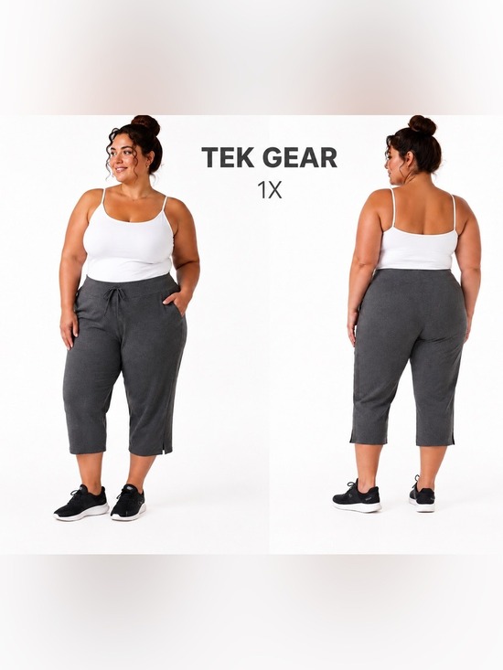 tek gear Pants - Tek Gear DryTek Essentials Capri Pants – mid rise Size 1X – NWT
